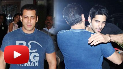 Salman Khan GIFTS His WATCH To Sidharth Malhotra - CHECKOUT