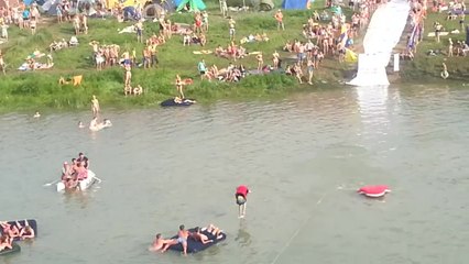 Crazy Water Slide Motorbike