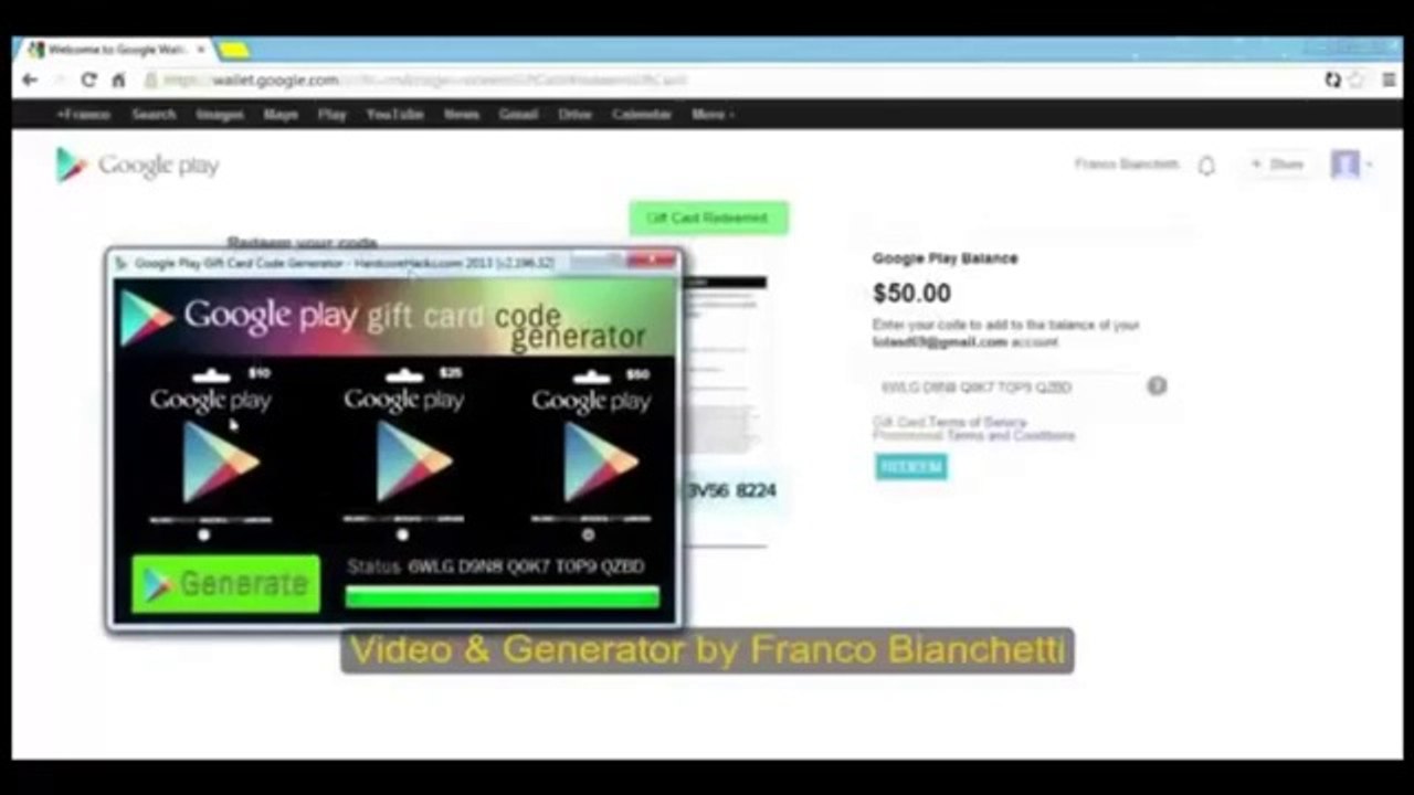 Google Play Gift Card Code Generator _ Generate $10, $25, $50 Gift Card Codes