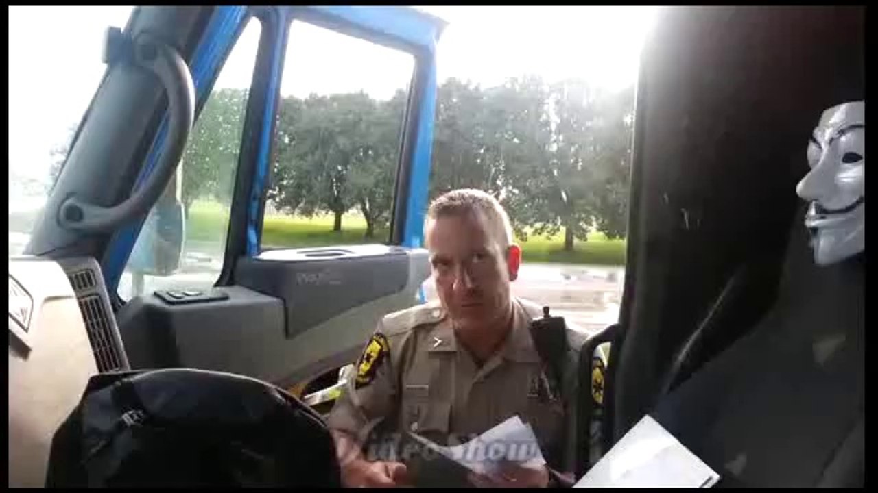 Cop lies his a.s off!