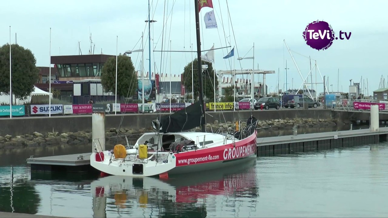 14_07_01 solitaire figaro Cherbourg [Tévi]