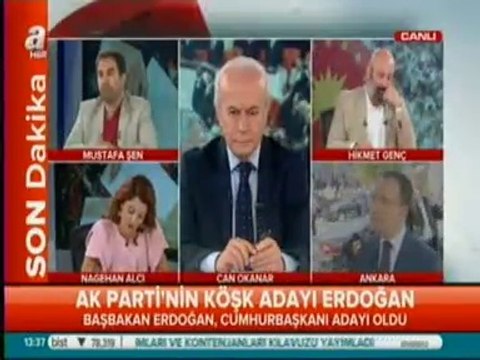 Erdoğan'ın Adaylığı Değerlendirme; Ak Parti Adıyaman Milletvekili Mehmet Metiner, Ak Parti Genel Başkan Yard. Mustafa Şentop, Adalet Bakanı Bekir Bozdağ
