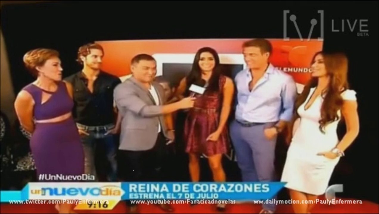 Entrevista al Elenco de Reina de Corazones #UnNuevoDia By @PaulyEnfermera