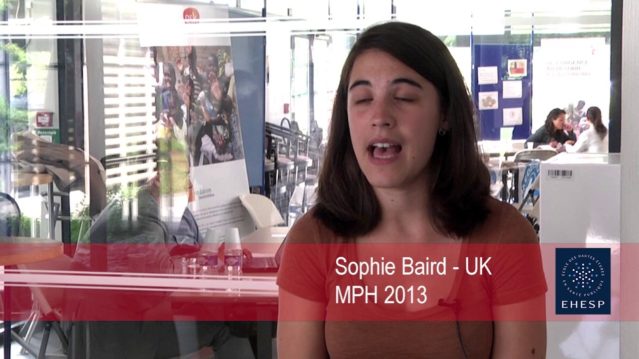 Sophie Baird - MPH 2013 - EHESP