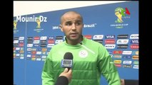 Réactions des joueurs algériens après le match face a l'Allemagne