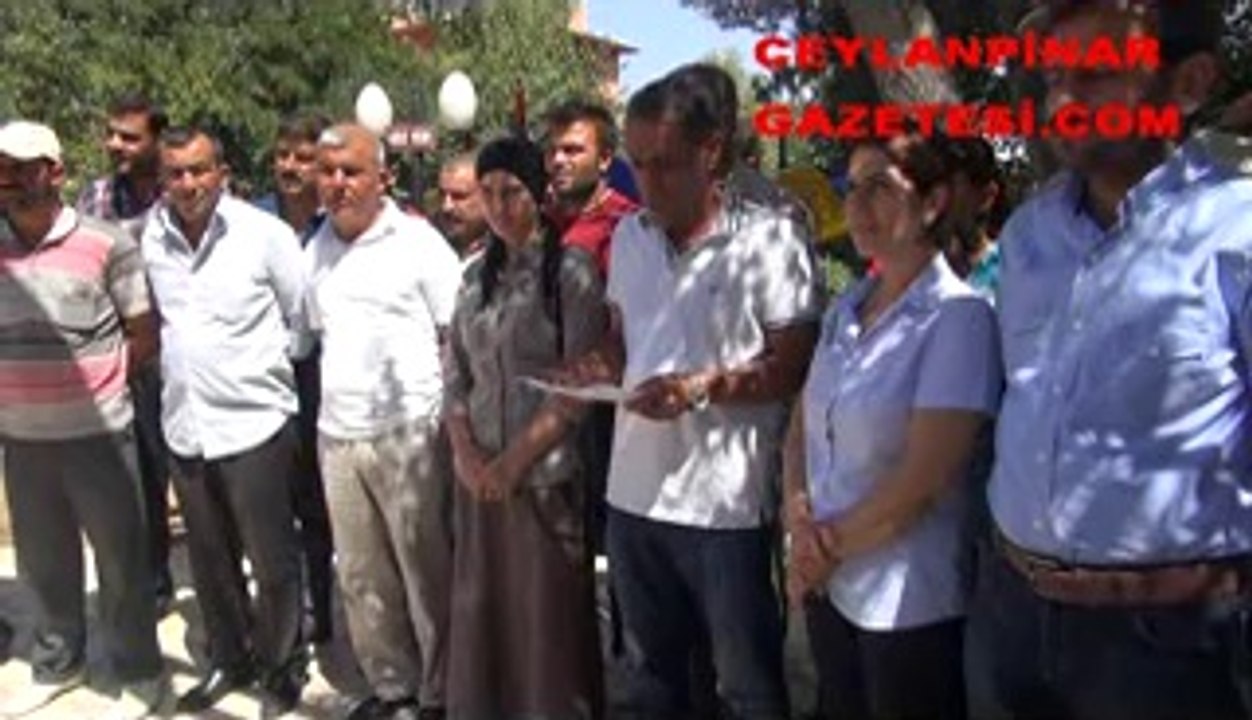 ceylanpınar belediyeden çıkarılan işçiler