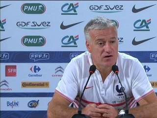 Deschamps: "On ne va pas aller en touristes vendredi" contre l'Allemagne - 01/07