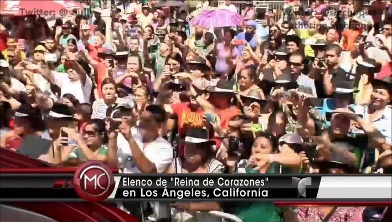 VIDEO Elenco de novela Reina de Corazones visita Los Ángeles. (Al Rojo Vivo)
