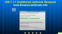 HowTo ios 7.1.1 jailbreak iPhone iPod Touch iPad Releases