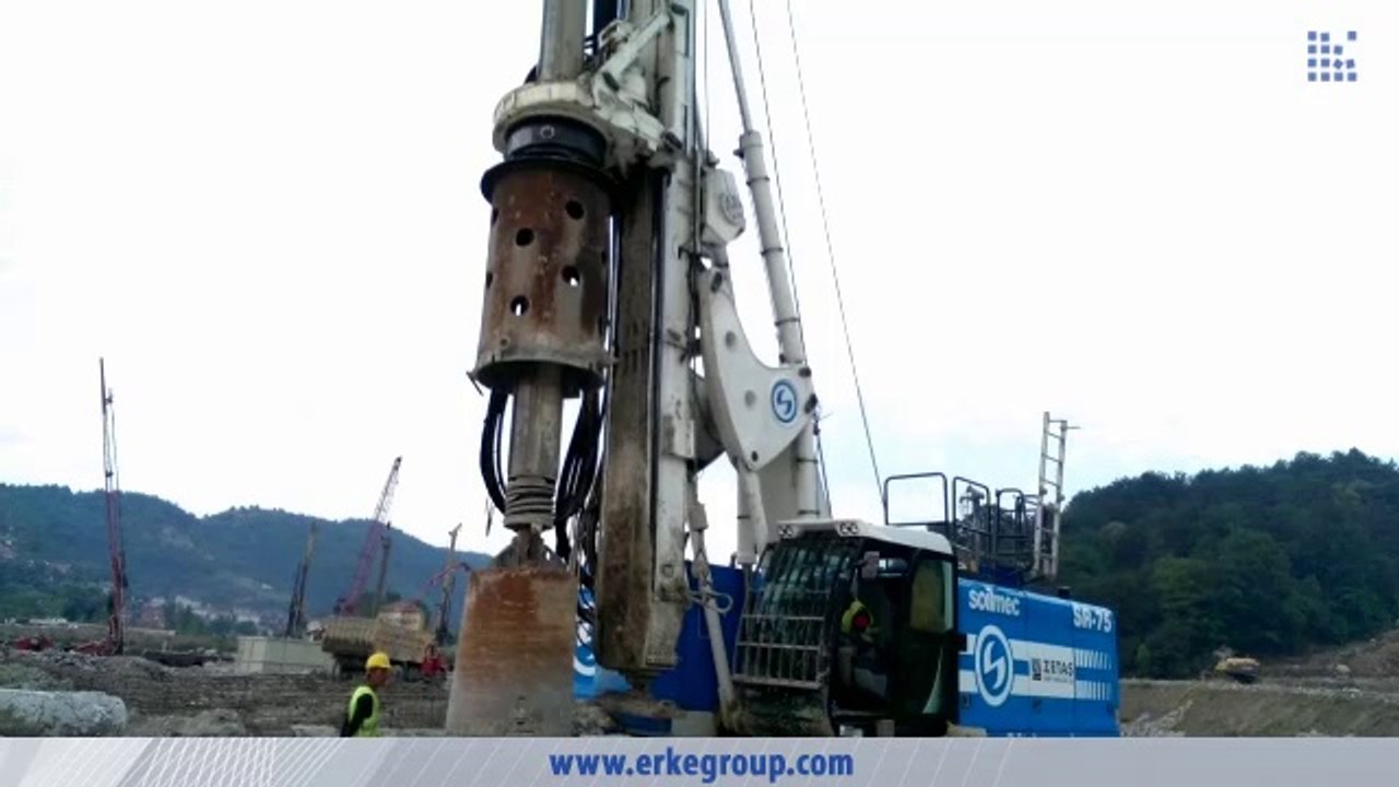 ERKE Dış Ticaret ltd., Soilmec SR-75 Piling Rig - Construction Area - Zonguldak - www.erkegroup.com