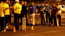 Pakistani Star Batsman Mohammad Yousaf Batting in Ramadan Tape Ball Night Tournament in USA