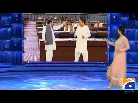Jamshed Dasti vs Abid Sher Ali - Hum Sab Umeed Say Hain 30 Jun 2014