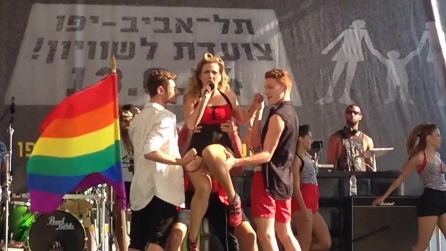 Mei Finegold - Be Proud, Same Heart and Sweet Harmony live at Tel Aviv Pride Parade 2014