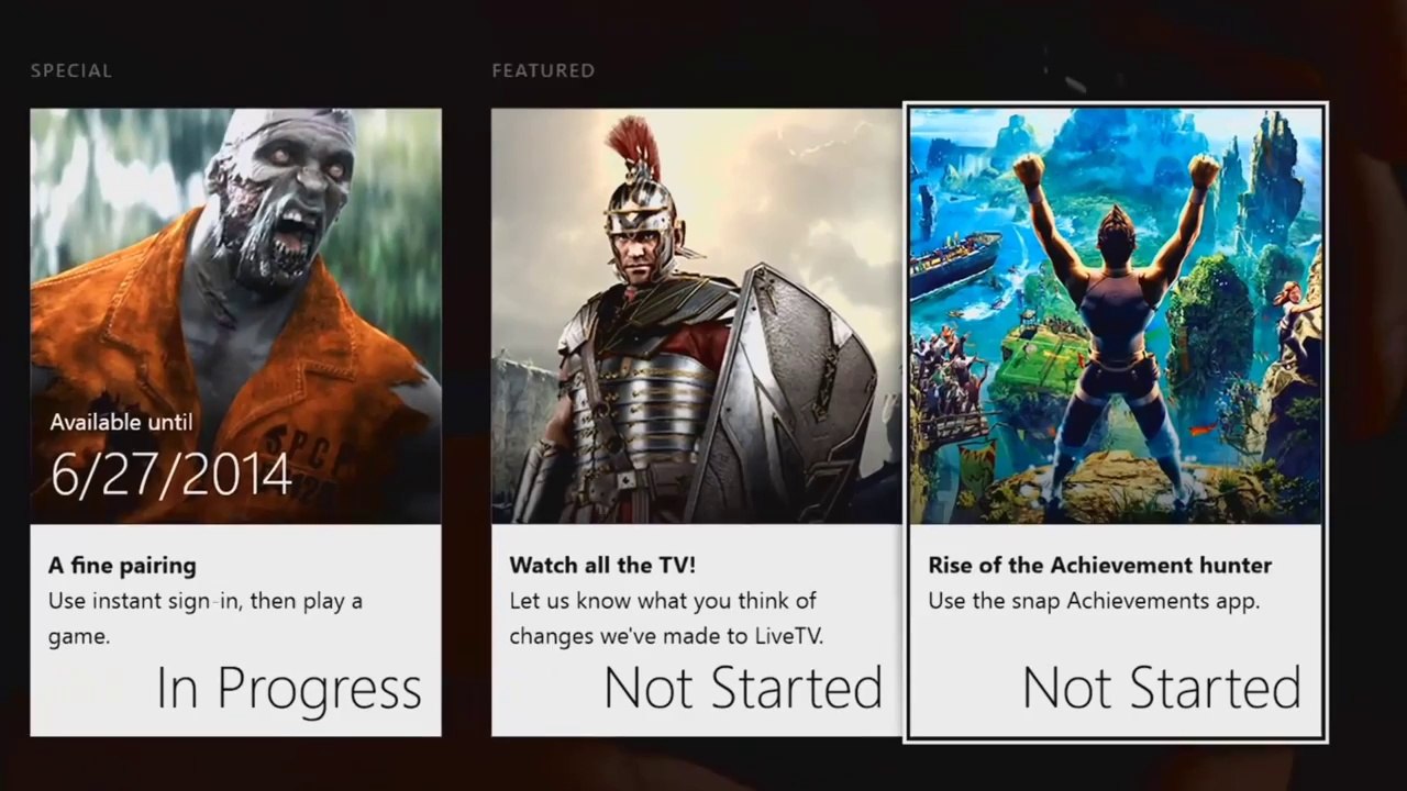 Xbox Preview - Dashboard