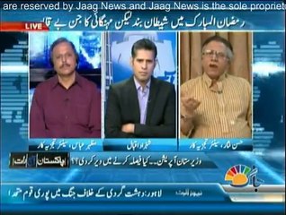 Pakistani Urban people are living more miserable life than IDP's in Bannu - Hasan Nisar