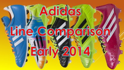 Adidas Soccer/Football Line Comparison Early 2014