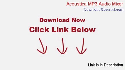 Acoustica MP3 Audio Mixer Software Free - Download Here 2014