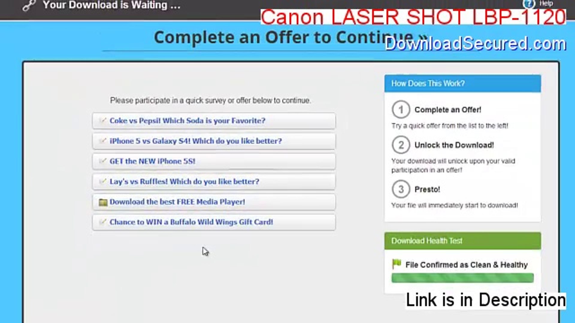 Canon LASER SHOT LBP-1120 Download (Legit Download 2014) - video Dailymotion