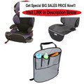 Clearance Graco AFFIX Youth Booster Seat with Latch System & Car Seat Mat and Backseat Kick Protectors, Grapeade Review