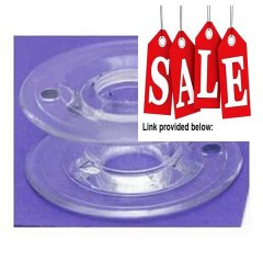 Best Deals 50 pk Clear Bobbin 136492-001 (SA155) - Baby Lock Brother Bernina Riccar Review