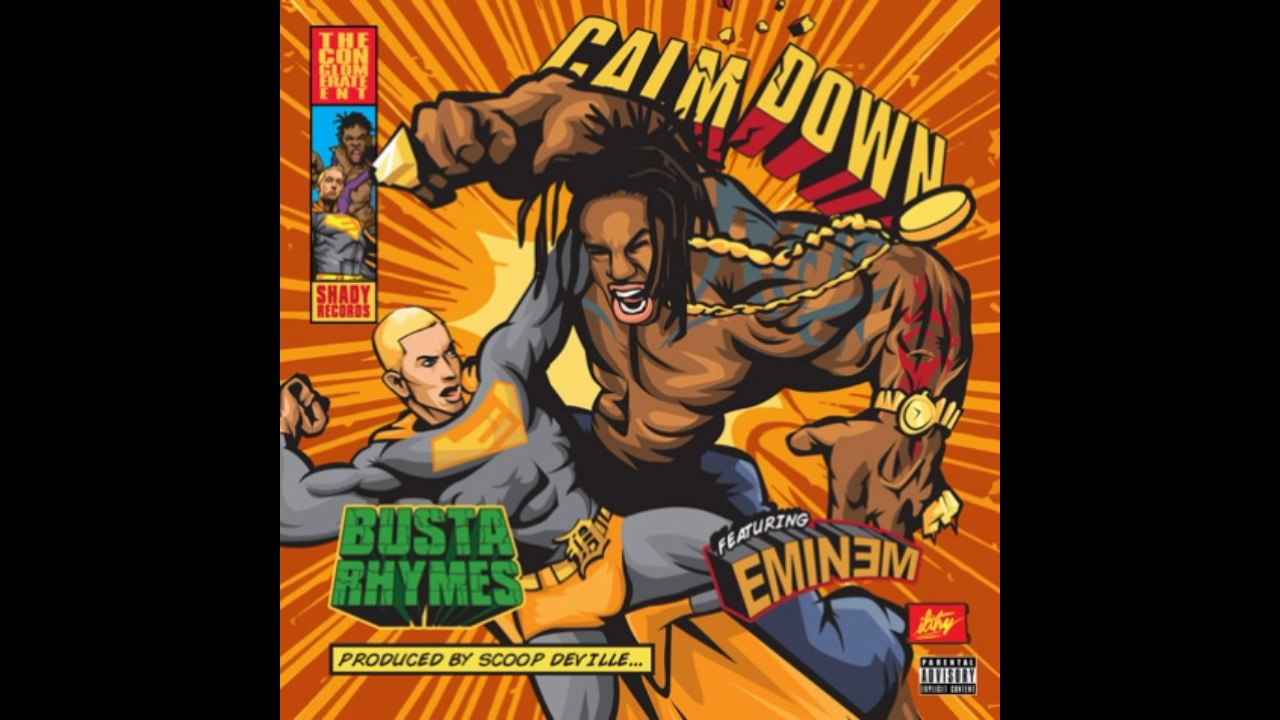 BUSTA RHYMES ft EMINEM " Calm Down " (New Song 2014).
