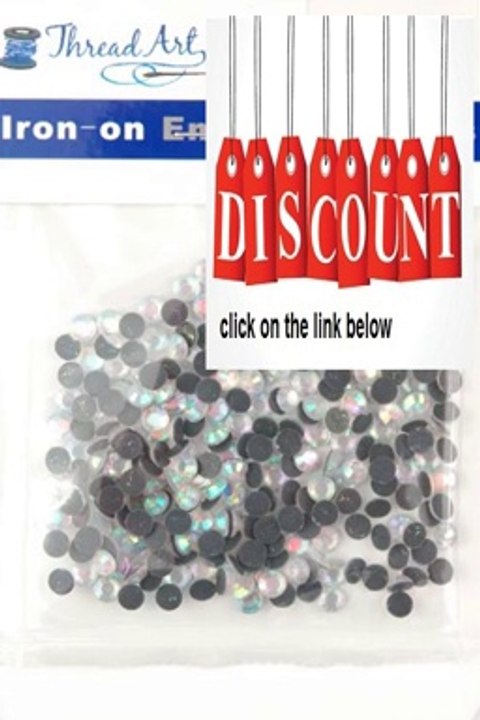 Best Deals SS20 (5mm) Crystal AB Hot Fix Rhinestones 2 Gross (288 stones/pkg) Hotfix Rhinestones - 32 Colors and 4 sizes available Review
