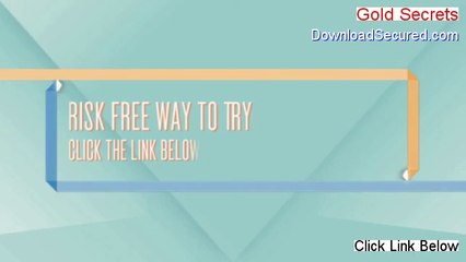 Gold Secrets PDF Download [Legit Download]