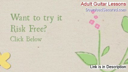 Adult Guitar Lessons Download PDF - Download Now [2014]