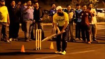 Pakistani Star Batsman Mohammad Yousaf Batting in Ramadan Tape Ball Night Tournament in USA