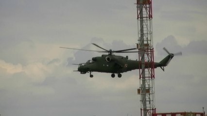 PHALSBOURG AIRSHOW 2014 DEMONSTRATION MI-24 HIND