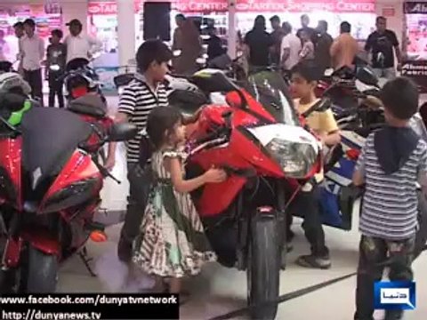 Large number of youngsters turn up as Quetta sees its first heavy bikes exhibition.