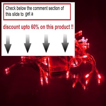 Best Deals Innoo Tech ** Red 30 LED String Lights Battery Operated for XMAS Christmas Wedding Birthday Party Review