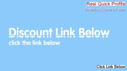 Real Quick Profits Review [Watch my Review 2014]