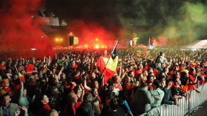 Belgique - Usa: les Namurois scandent le nom de Kevyn De Bruyne