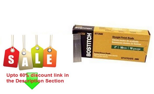 Best Deals Stanley Bostitch BT1350B 2-Inch 18-Gauge Brad Nails 2000-Per Box Review