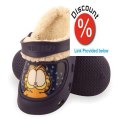 Discount Sales Garfield the Cat Toddler Boys Fleece Lined Clogs / Mule Blue Shoes Review