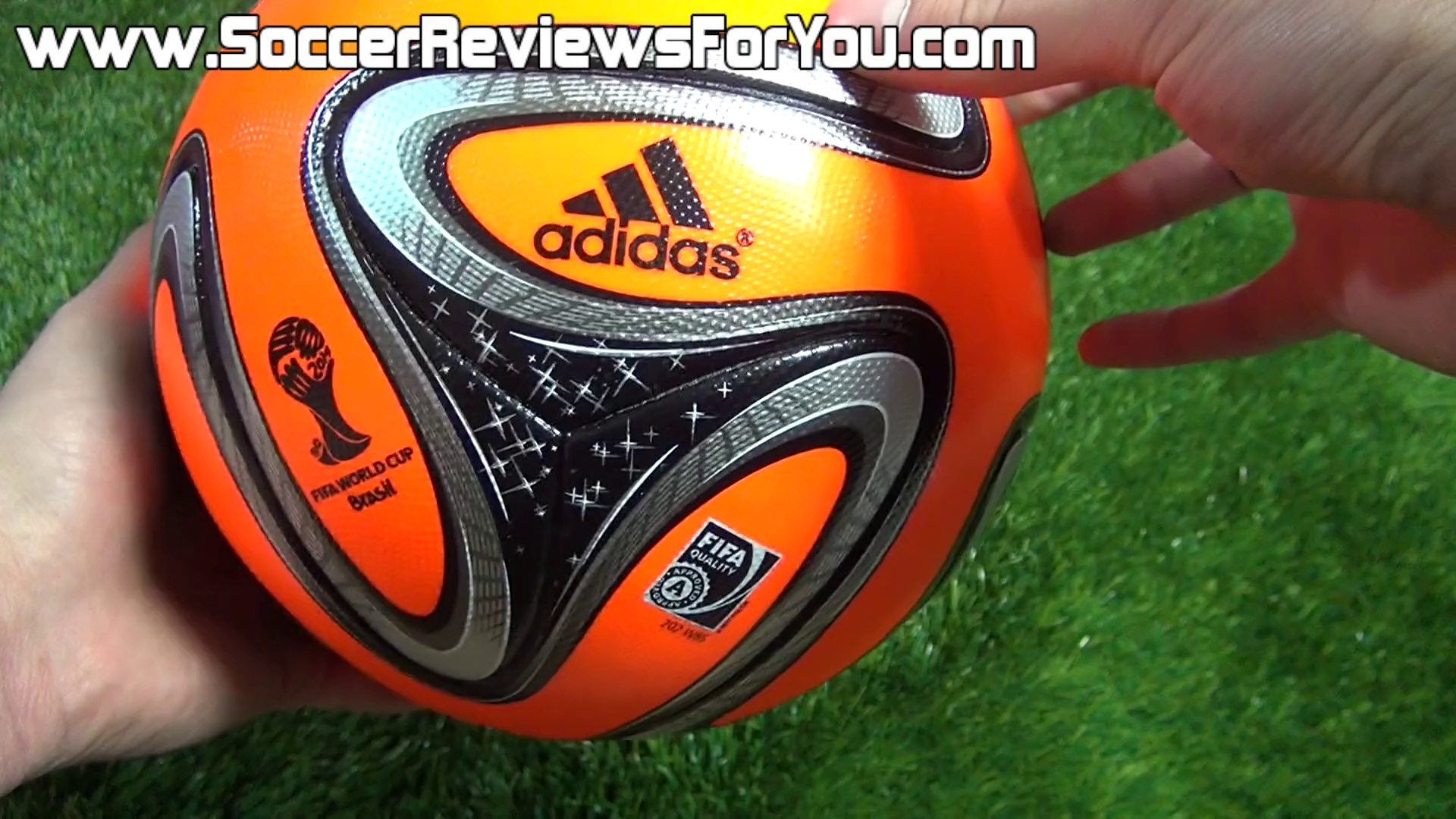 Adidas Brazuca Power Orange Winter Edition 2014 World Cup Match Ball -  Unboxing + Overview, image size:1920x1080