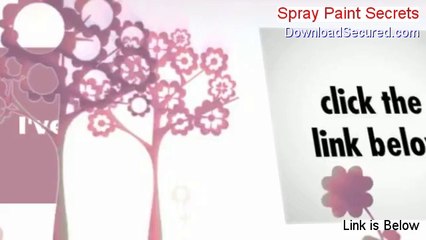 Spray Paint Secrets Reviews [Watch my Review]