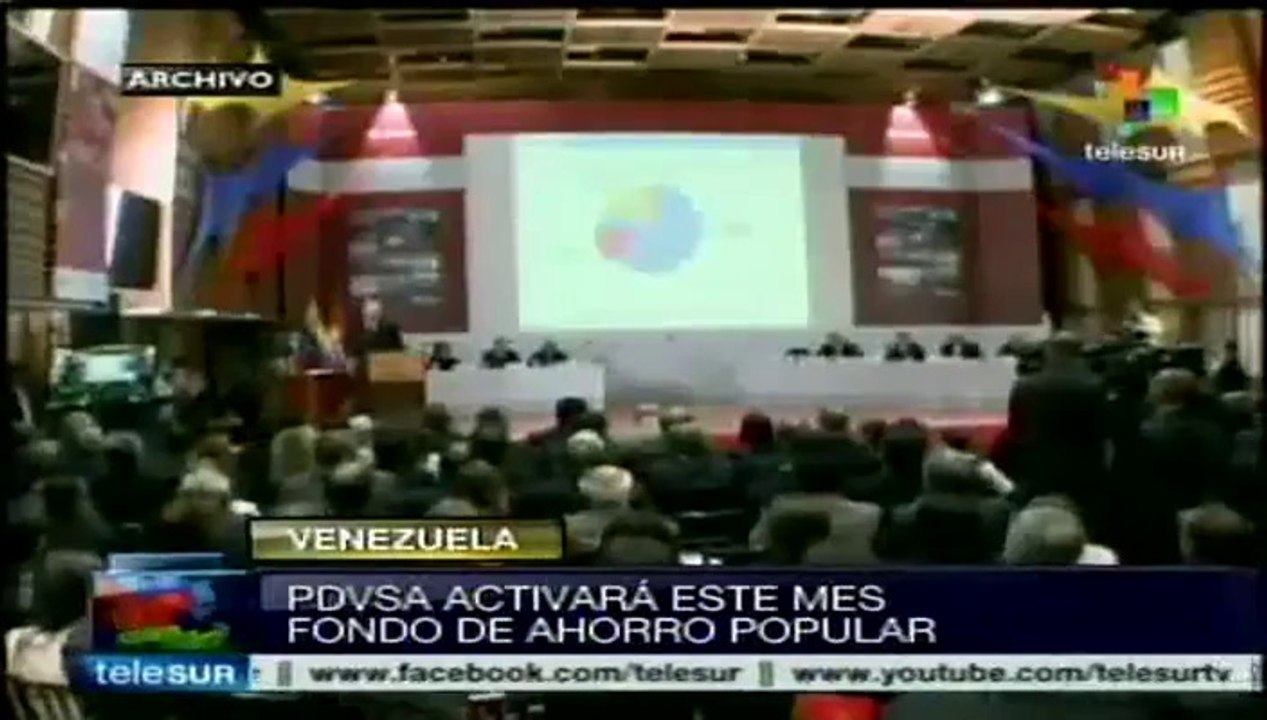 Venezuela: PDVSA lanzará en julio fondo de ahor...