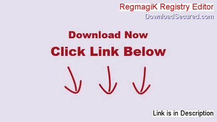 RegmagiK Registry Editor Free Download - Legit Download (2014)