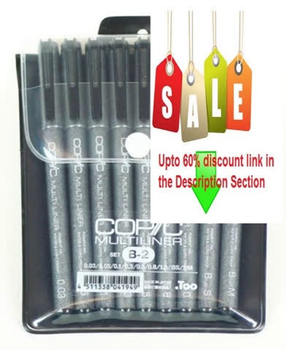 Best Deals Copic Markers MLB2 Multiliner Inking Pen Set B-2 Review