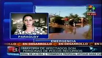 Ayuda, sin llegar a damnificados por inundaciones en Paraguay