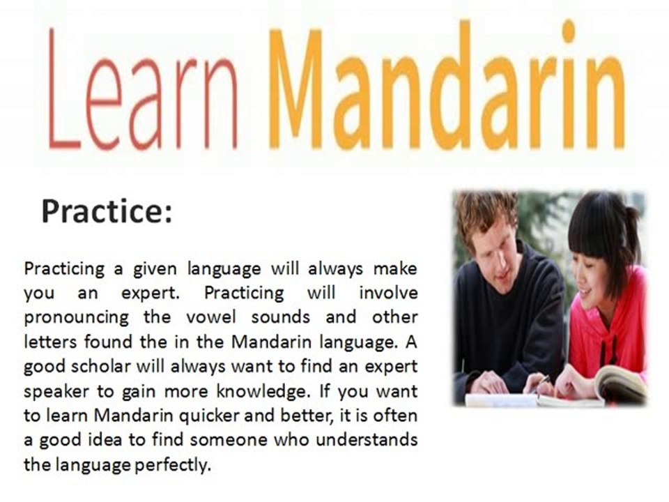 Learn mandarin