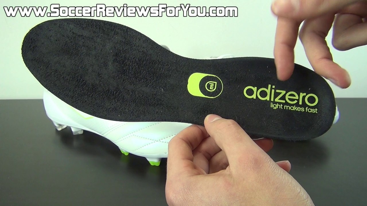 Adidas Leather F50 adizero miCoach 3 2014 Whiteout - Unboxing + On Feet
