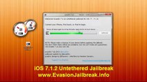 NEW Jailbreak 7.1.2 Untethered iOS 7.1.2 Evasion iPhone 5S,5C,4S,4,iPod Touch 5 & iPad Mini 2, Air,4,3