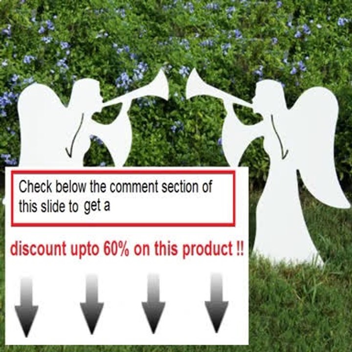 Best Deals Teak Isle Christmas Outdoor 2-Piece Nativity Angel Set Review