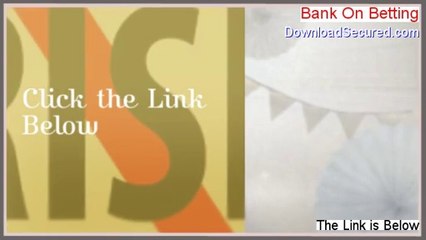 Bank On Betting PDF Free - bank of america betting on the small investor 2014