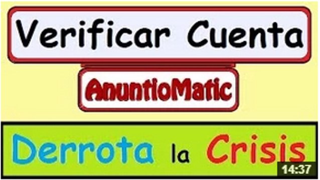 Como Verificar tu Cuenta Anuntiomatic Crear PayPal sin Tarjeta Subir foto DNI o Pasaporte Facil | Derrota la Crisis | Trabaja desde casa | Oferta de empleo |