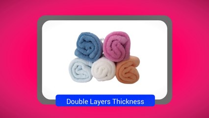 Charis Kid Best Baby Washcloths 100% Cotton Thick Double Layers
