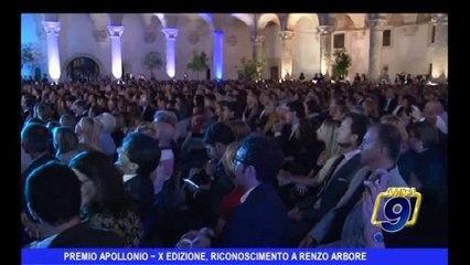 Premio Apollonio X Edizione, riconoscimento a Renzo Arbore